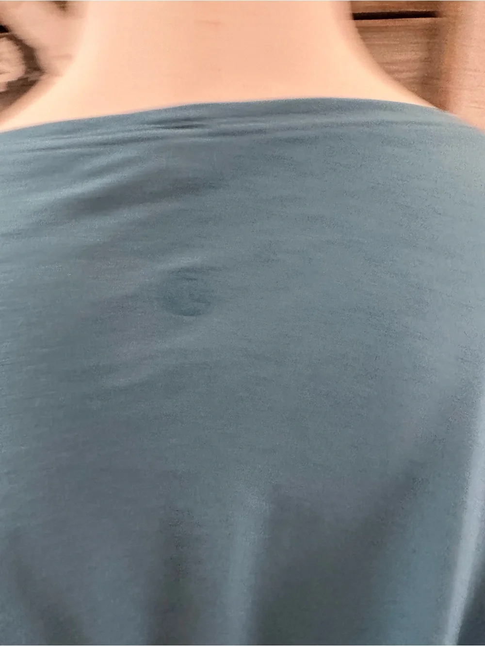 Lululemon Back In Action Women's‎ Teal Boatneck Long-Sleeve athletic Top size 6